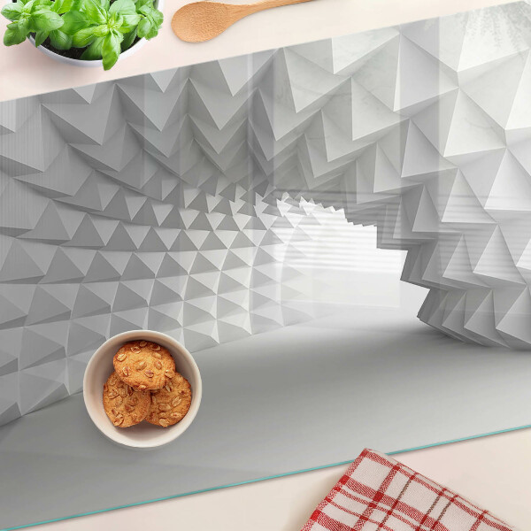 Tabla de cortar Patrón geométrico 3D