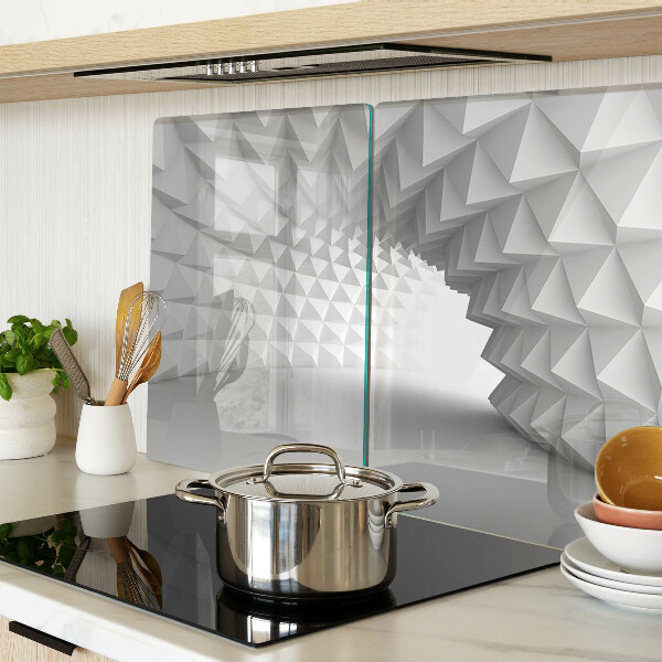 Deska kuchenna szklana Geometryczny wzór 3D