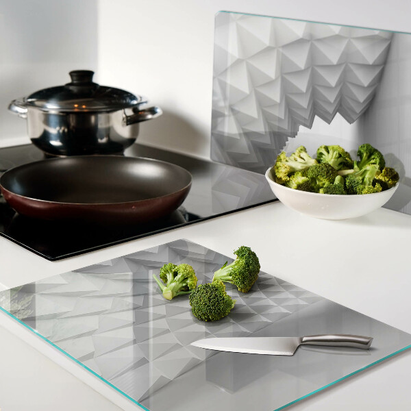 Tabla de cortar Patrón geométrico 3D