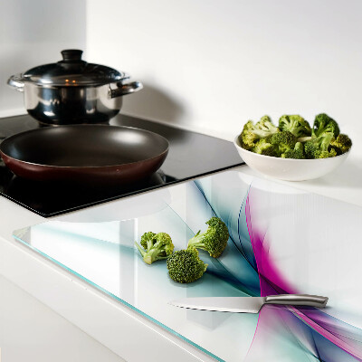 Tabla para cortar Ondas de color abstractas