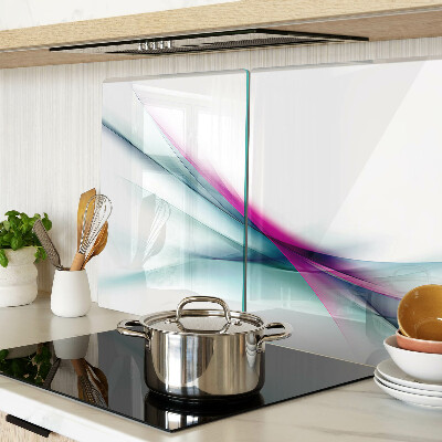 Deska kuchenna szklana Abstrakcyjne fale kolorów
