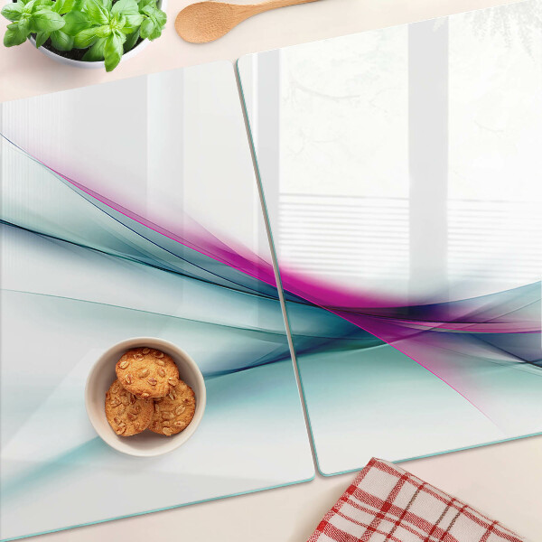 Tabla para cortar Ondas de color abstractas