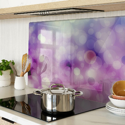 Tabla de cortar Bokeh en tonos morados y rosas