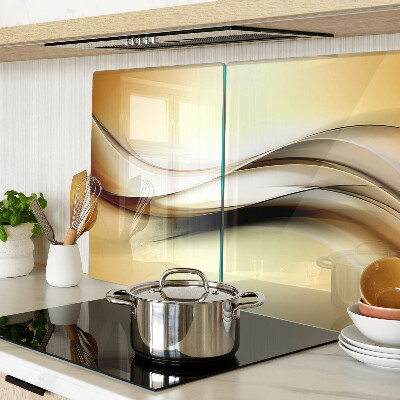 Tabla para cortar Ondas abstractas en tonos beige