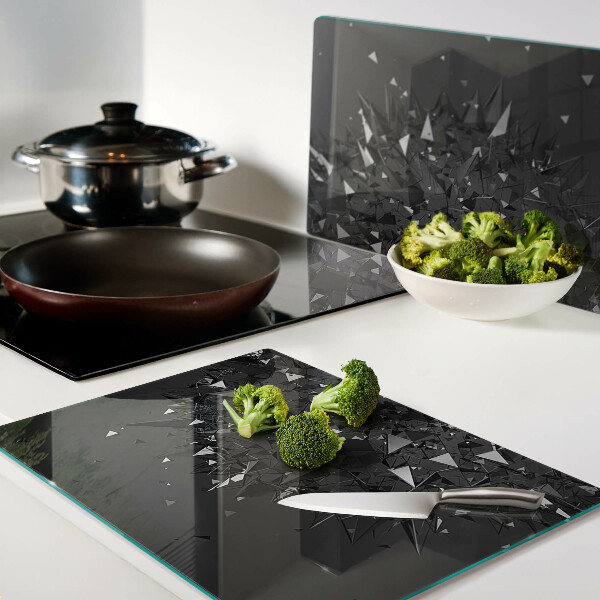 Deska kuchenna szklana Abstrakcyjny wzór geometryczny