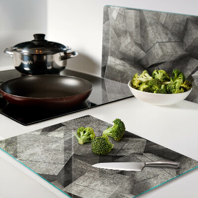 Deska kuchenna szklana Abstrakcyjne geometryczne kształty