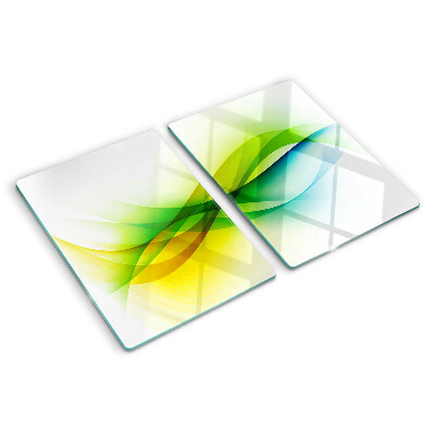 Tabla de cortar Ondas de color abstractas