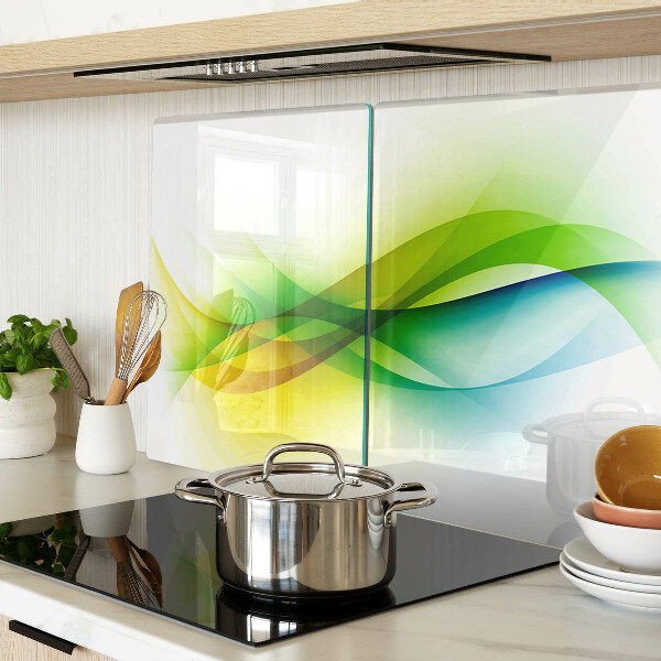 Tabla de cortar Ondas de color abstractas