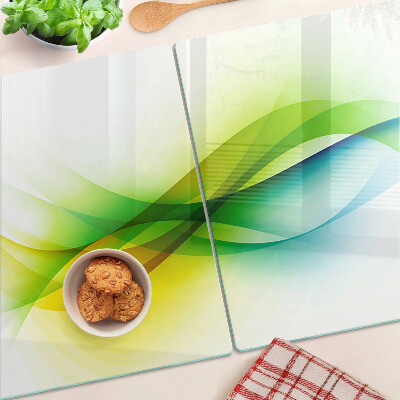 Tabla de cortar Ondas de color abstractas