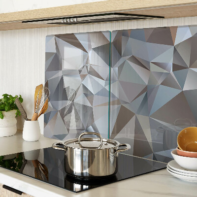 Szklana deska kuchenna Wzór diamentowych szlifów