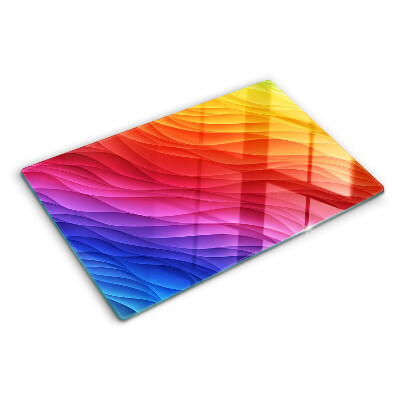 Tabla de cortar Ondas de color