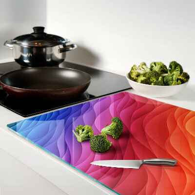 Tabla de cortar Ondas de color