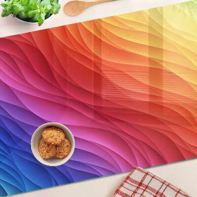 Tabla de cortar Ondas de color