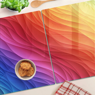 Tabla de cortar Ondas de color