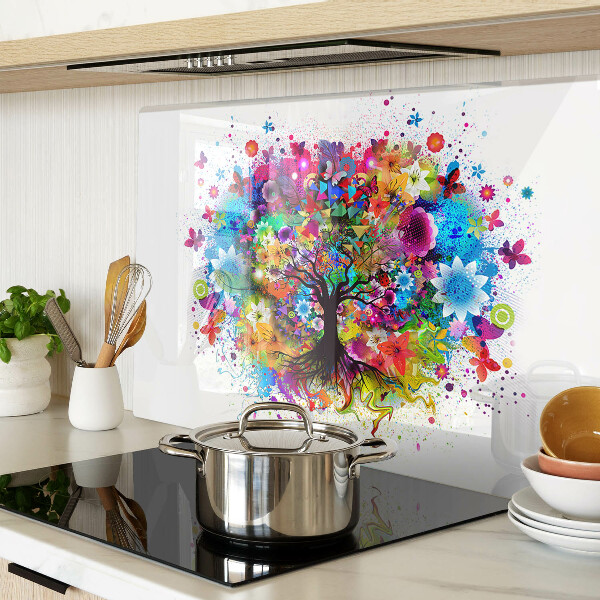 Tabla de cortar Árbol de la vida colorido