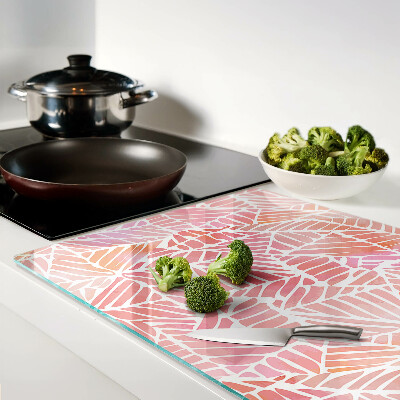 Tabla de cortar Hojas en tonos pastel