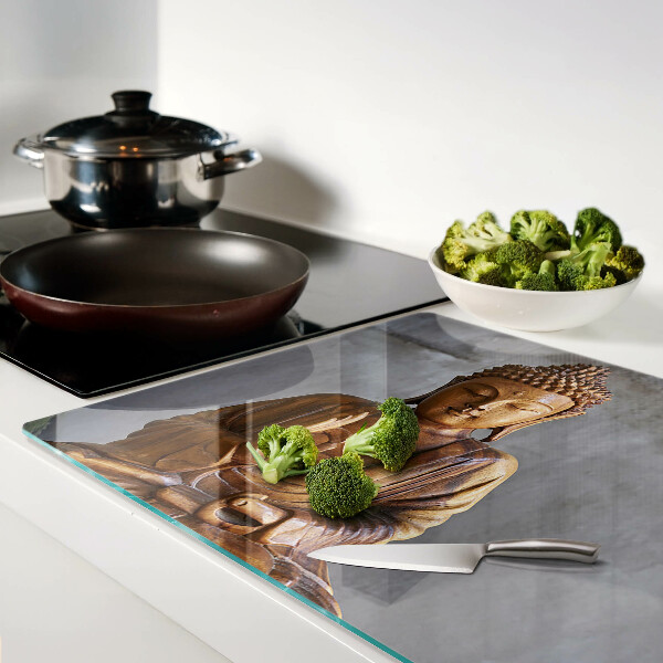 Tabla para cortar Buda en meditación