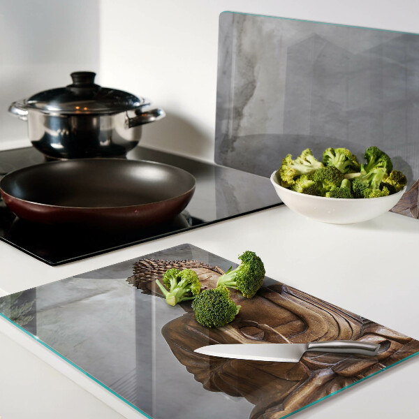 Tabla para cortar Buda en meditación