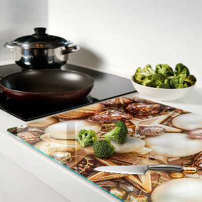 Szklana deska kuchenna Świąteczne ozdoby i bombki