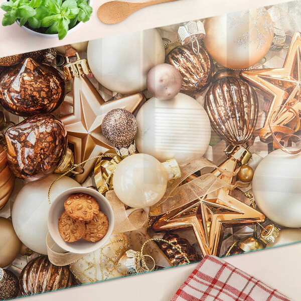 Tabla para cortar Adornos y bolas navideñas