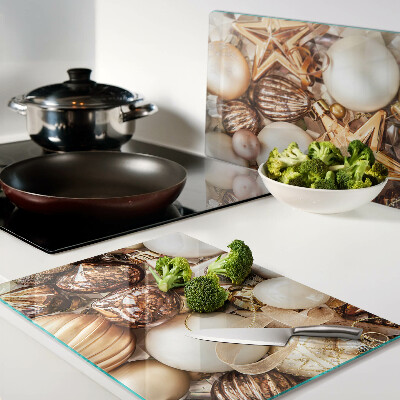 Tabla para cortar Adornos y bolas navideñas