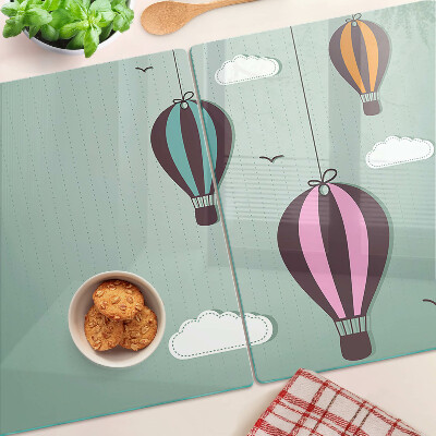 Szklana deska do krojenia Balony na gorące powietrze