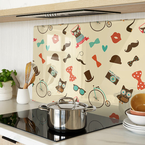 Tabla de cortar Gatitos y accesorios retro