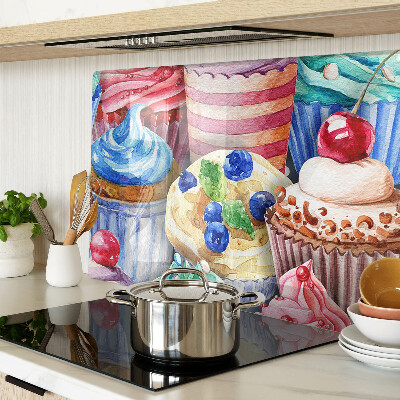 Tabla de cortar Cupcakes y pasteles coloridos