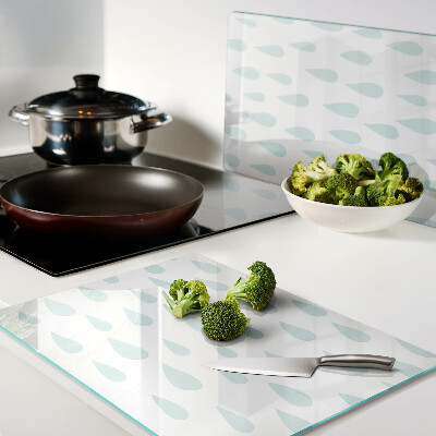 Tabla para cortar Gotas de lluvia