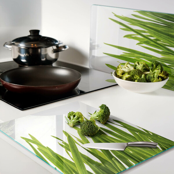 Szklana deska do krojenia Zielona trawa
