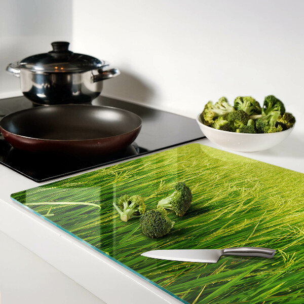 Tabla de cortar Campo verde de hierba