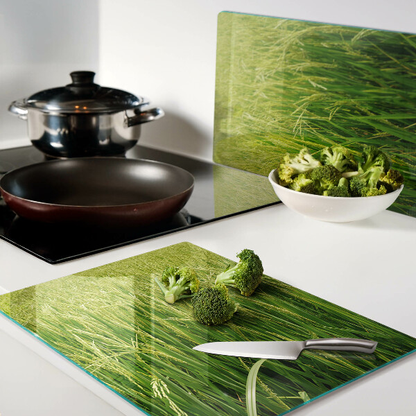 Tabla de cortar Campo verde de hierba