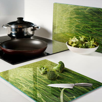 Tabla de cortar Campo verde de hierba