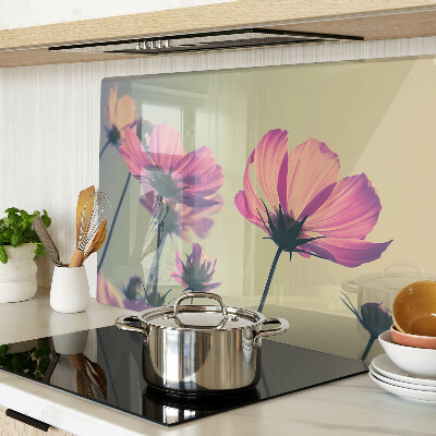 Tabla de cocina Flores en tonos pastel