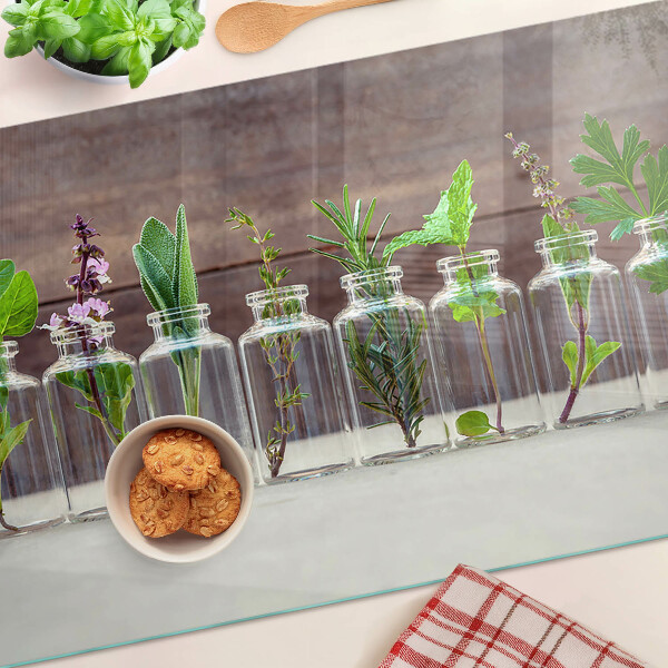 Tabla de cortar Plantas en botellas