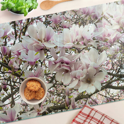 Tabla de cocina flores de magnolia