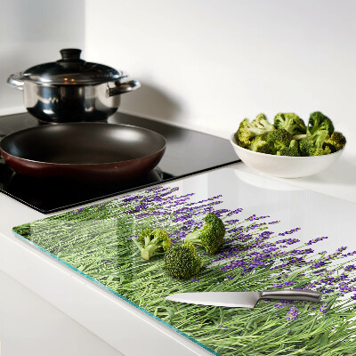 Tabla de cocina Campo de lavanda al sol