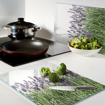 Tabla de cocina Campo de lavanda al sol