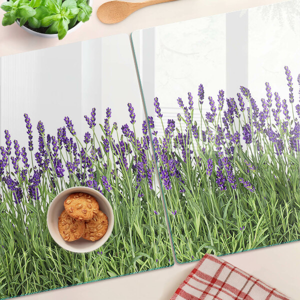 Tabla de cocina Campo de lavanda al sol