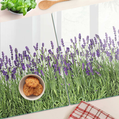 Tabla de cocina Campo de lavanda al sol