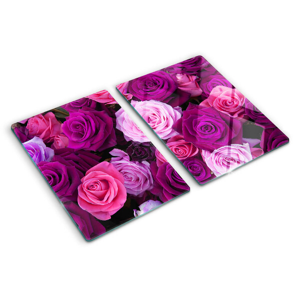 Tabla de cocina Rosas en tonos rosa