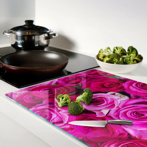 Tabla para cortar Rosas en tonos rosa