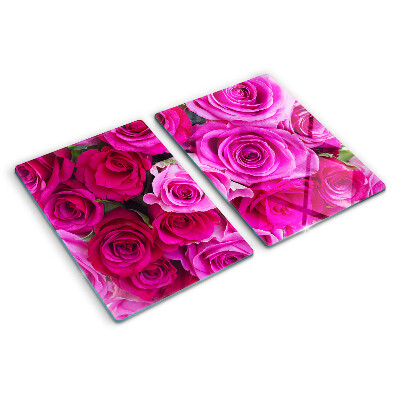 Tabla para cortar Rosas en tonos rosa