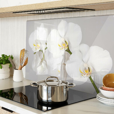 Tabla de cortar Orquídeas sobre un fondo de espejo