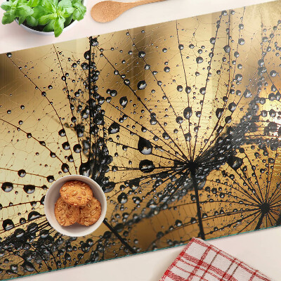 Tabla para cortar Gotas de agua sobre las hojas