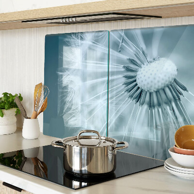 Tabla de cocina Dientes de león contra el cielo