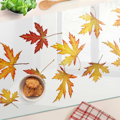 Tabla para cortar Hojas de arce en colores otoñales