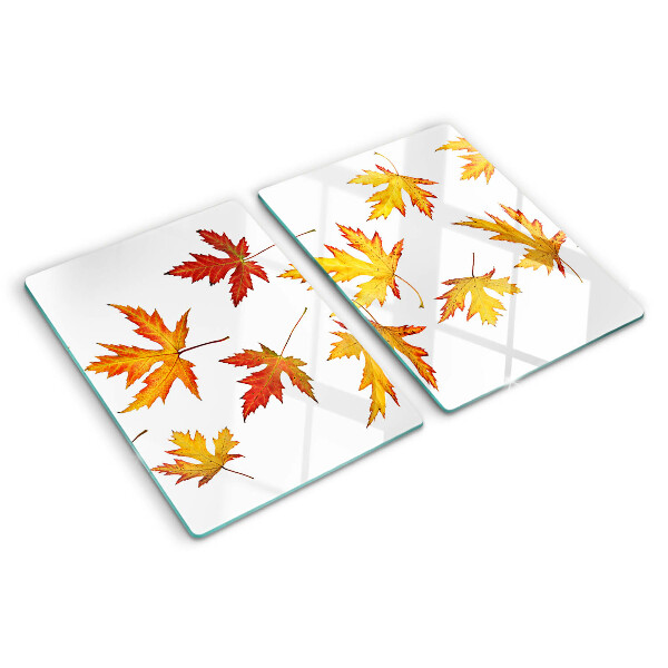 Tabla para cortar Hojas de arce en colores otoñales
