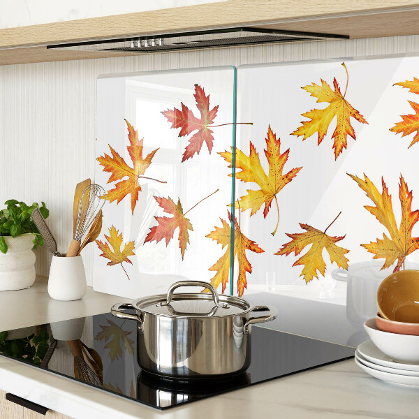 Tabla para cortar Hojas de arce en colores otoñales