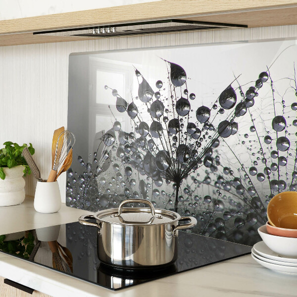 Tabla de cortar Gotas de agua sobre las plantas